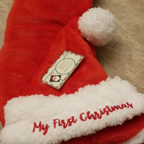 My First Christmas Stocking and Hat Set - Picture 3 of 3